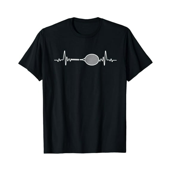 Sam Soft Tennis Racquet Heartbeat Tennis Player Gift T-Shirt Full Size S-5Xl