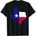 thumbnail image 1 of Sam Soft Texas map with flag T-Shirt All Size S-5XL, 1 of 5
