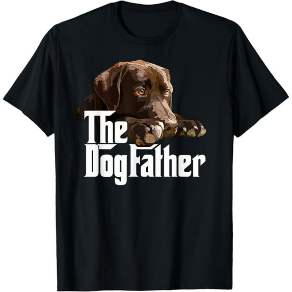 Sam Soft The Dog Father Brown Labrador Chocolate Retriever Lab Dad T-Shirt
