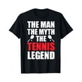 thumbnail image 1 of Sam Soft The Man The Myth The Tennis Legend Tennis Player Gift T-Shirt Unisex Cotton Tee Full Size S-5XL, 1 of 5