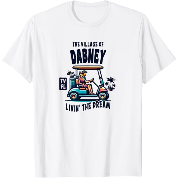 Sam Soft The Village Of Dabney Golf Cart Design T-Shirt, Gift For Friend, Full Size S-5Xl