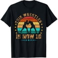 thumbnail image 1 of Sam Soft This Wrestler Is Now 10 Birthday Boy Wrestling 10 Vintage T-Shirt, Gift For Friend, Full Size S-5Xl, 1 of 5