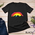 thumbnail image 1 of Sam Soft Tie Dye Badger Rainbow Print Skunk Ferret Hippie Peace Gift Unisex T-Shirt, 1 of 5
