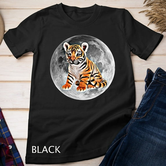 Sam Soft Tiger Cup Jungle Big Cat Colorful Tigers Unisex T-Shirt