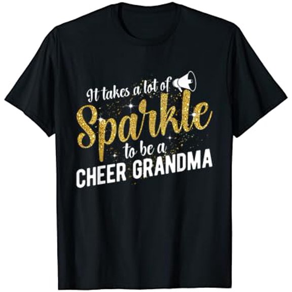 Sam Soft To Be A Cheer Grandma Of A Cheerleader Grandmother T-Shirt Full Size S-5Xl