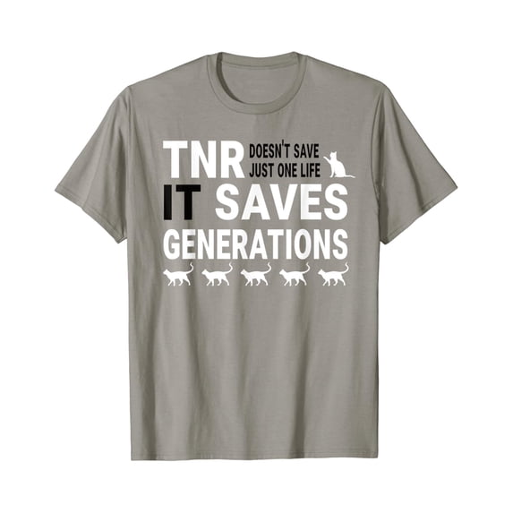 Sam Soft Trap Neuter Return Saves Lives Feral Cat Lover T-shirt T-Shirt