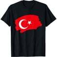 thumbnail image 1 of Sam Soft Turkish Flag Turkey T-Shirt All Size S-5XL, 1 of 5