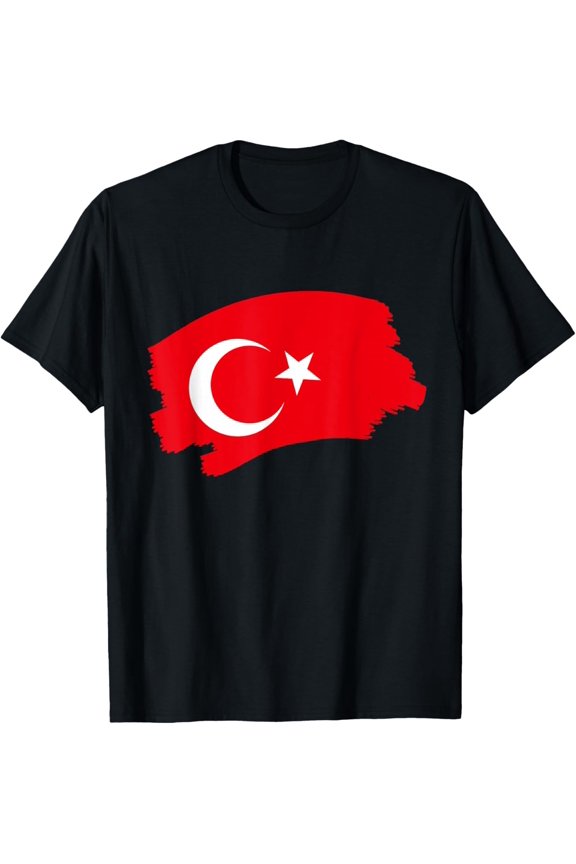 Turkish Flag Turkey T-Shirt All Size S-5XL