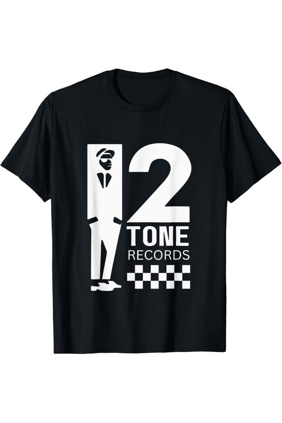 Two Tone Ska Music Checkerboard T-Shirt All Size S-5XL