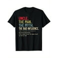 thumbnail image 1 of Sam Soft Uncle The Man The Myth The Bad Influence He Knows Everything T-Shirt Full Size S-5XL, 1 of 5