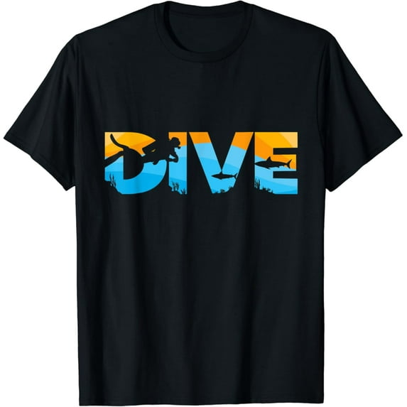 Sam Soft Underwater Landscape - Diving T-Shirt Full Size S-5Xl