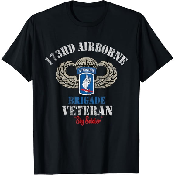 Sam Soft Us Paratrooper 173Rd Airborne Brigade Veteran Sky Soldier T-Shirt