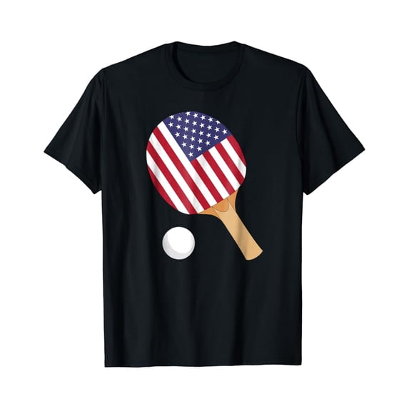 Sam Soft Usa Flag Table Tennis T-Shirt Full Size S-5Xl