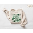 thumbnail image 1 of Sam Soft Very Demure Very Cutesy Very Lucky Sweatshirt, St Patrick's Day Irish Shamrock Feeling Lucky ST Paddy's Shirt, St Paddy's Parade, 1 of 5