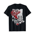 thumbnail image 1 of Sam Soft Vintage American Flag Archery Bow Hunting - Crossbow T-Shirt, Gift For Friend, Full Size S-5Xl, 1 of 5