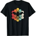 thumbnail image 1 of Sam Soft Vintage Bee Honeybee Cute Honeycomb Bees Lover Men & Women T-Shirt, Gift For Friend, Full Size S-5Xl, 1 of 5