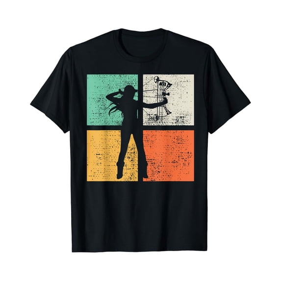 Sam Soft Vintage Bow Hunting T-Shirt Archery Tshirt Woman Girl Tee, Gift For Friend, Full Size S-5Xl