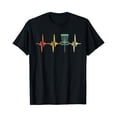 thumbnail image 1 of Sam Soft Vintage Disc Golf Retro Heartbeat Gift Disc Golf T-Shirt, Gift For Friend, Full Size S-5Xl, 1 of 5