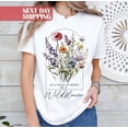 thumbnail image 1 of Sam Soft Vintage Flower Shirt, Wildflower Shirt, Botanical Shirt, Floral Mom Shirt, Nature Lover Shirt, Boho Floral Shirt, Moms Garden Gift, 1 of 2