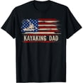 thumbnail image 1 of Sam Soft Vintage Kayaking Dad American Usa Flag Kayak Gift T-Shirt, Gift For Friend, Full Size S-5Xl, 1 of 5