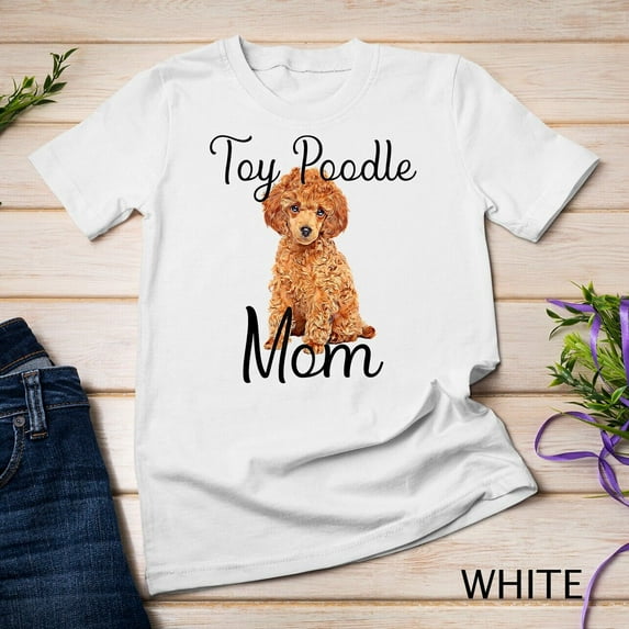 Sam Soft Waffle Toy Poodle Dog Mom Toy Poodle Puppy Lover Womens Tee Unisex T-Shirt