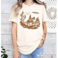 thumbnail image 1 of Sam Soft Western Ufo Shirt, Vintage T-Shirt, Rodeo T-Shirt, Wild West Shirt, Western Unisex Tee, Retro Horse T-Shirt, Ufo Western Tee, 1 of 2