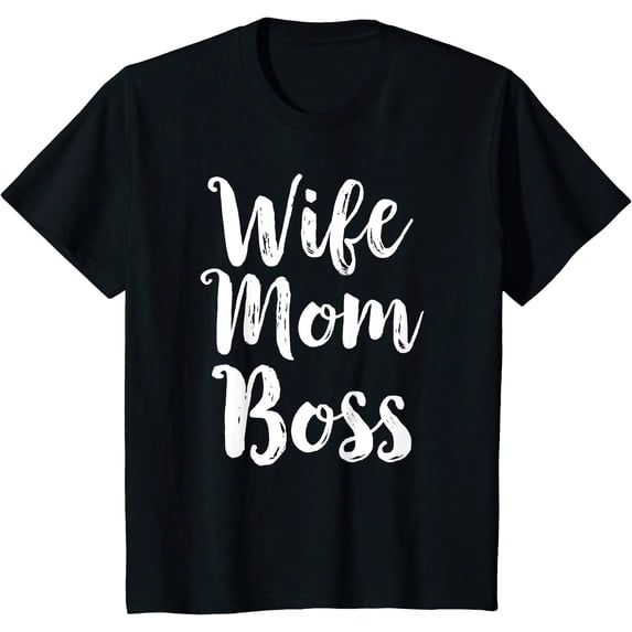 Sam Soft Wife Mom Boss Black T-Shirt Gift For Mom Unisex Cotton Tee, Full Size S-5XL