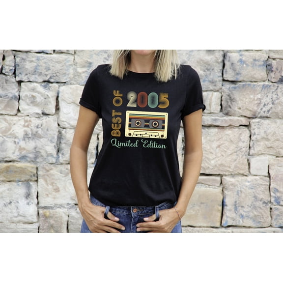 Sam Soft Womens 20Th Birthday T-Shirt Gifts For Mam T Shirt 20 Years Old Best Of 2005 Unisex Cotton Tee, Full size S-5XL