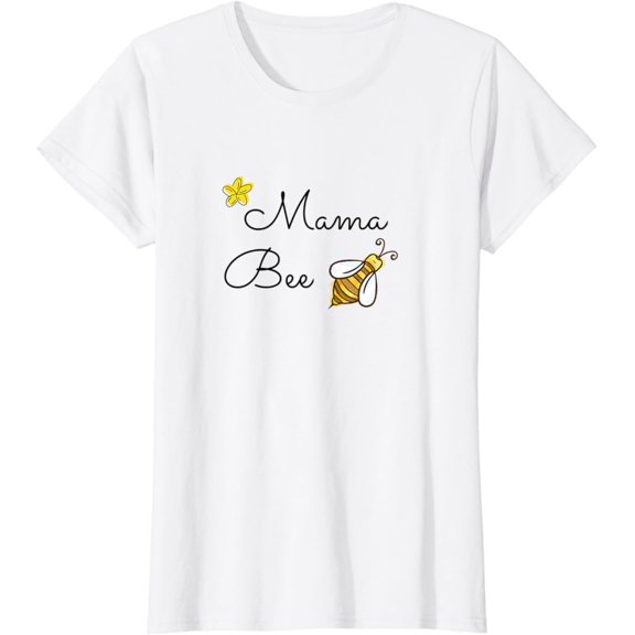 Sam Soft Womens Mama Bee Honey Beekeeper Mom Family T-Shirt, Gift For Friend, Full Size S-5Xl