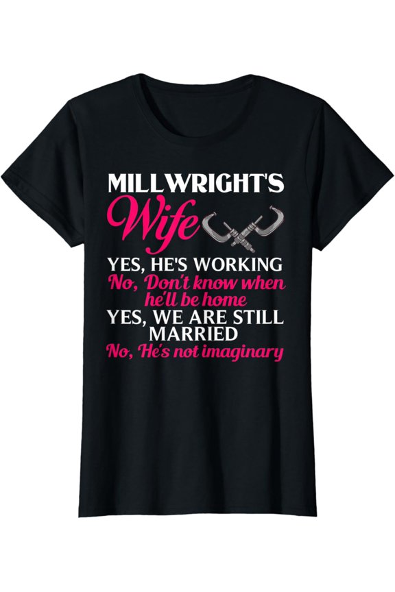 Womens Millwright Wife Training Industrial Mechanic Welding Tools T-Shirt Full Size S-5Xl