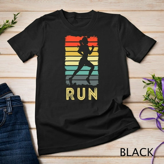 Sam Soft Womens Woman Runner Distressed Vintage Running Unisex T-Shirt