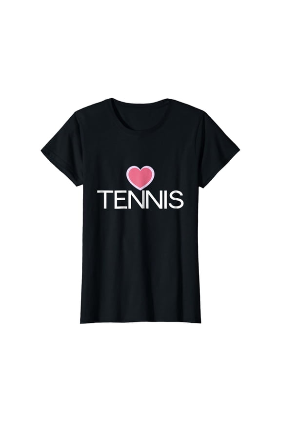 Womens Women'S I Love Tennis T Shirt Full Size S-5Xl