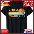 thumbnail image 1 of Sam Soft World Autism Awareness Neurodiversity Autistic April Sunset T-Shirt, 1 of 5