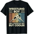 thumbnail image 1 of Sam Soft Wrestling Boy Like A Regular Boy But Cooler T-Shirt, Gift For Friend, Full Size S-5Xl, 1 of 5