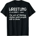 thumbnail image 1 of Sam Soft Wrestling Definition Folding Clothes Men Women T-Shirt, Gift For Friend, Full Size S-5Xl, 1 of 5
