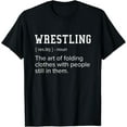 thumbnail image 1 of Sam Soft Wrestling Definition The Art Of Folding Clothes With People T-Shirt, Gift For Friend, Full Size S-5Xl, 1 of 5