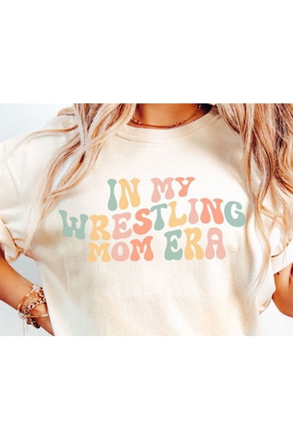 Wrestling Mom Shirt, In My Wrestling Mom Era, Retro Wrestling Season Shirt, High School Wrestling, Sports Mom Shirt, Wrestling Mom Gift