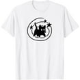 thumbnail image 1 of Sam Soft Y2K 90s Scary Cat Tomcat is Scared under Starry Tail T-Shirt, 1 of 4