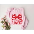thumbnail image 1 of Sam Soft You Are Loved Shirt, Christian Coquette Love Sweater, John 3:16 Sweatshirt, Pink Love Day, Bible Verse Shirt, 1 of 5