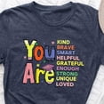 thumbnail image 1 of Sam Soft You Are Kind Shirt, Teacher Appreciation Shirt, Back To School Shirt, Kindergarten Teacher Shirt, Kindergarten Teacher Gift ShirtFull Size S-5XL, 1 of 5