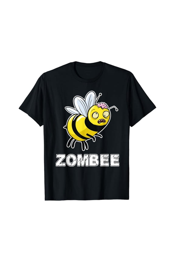 Zombee Pun Gift Zombie Bee Gifts T-Shirt, Gift For Friend, Full Size S-5Xl