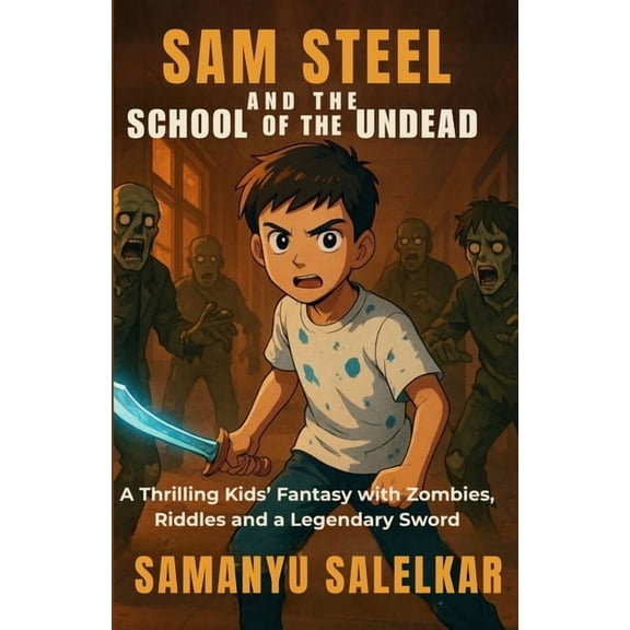Sam Steel and the School of the Undead: A Thrilling Kids' Fantasy with Zombies, Riddles and a Legendary Sword, (Paperback)