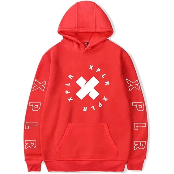 Sam and Col by Hoodie Merch Print Hooded Sweatshirt Trendy Pullover Hoodie for Men Women