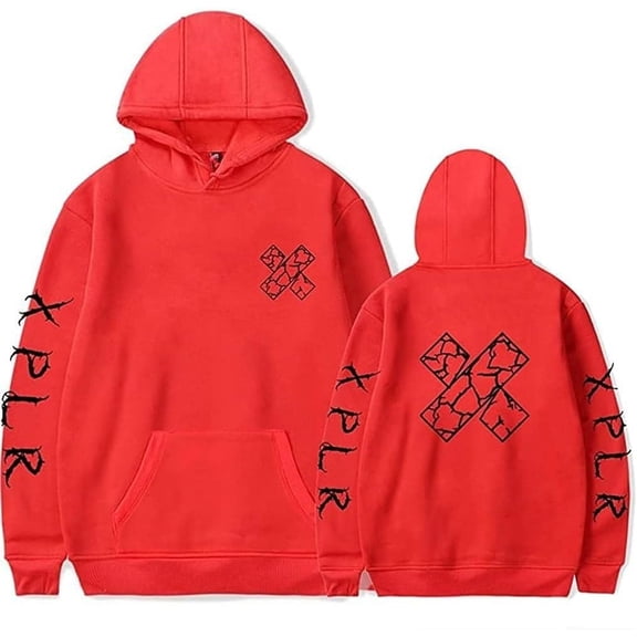 Sam and Col by Hoodie Merch Print Hooded Sweatshirt Trendy Pullover Hoodie for Men Women