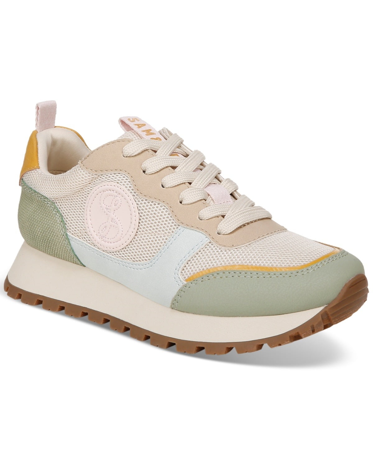 レィミーナ シュルガ＆ダルグアージュ ライリー ４枚ずつ アルメジス １枚 Sam and Libby BAYLEAF GREEN Women's Randal Lace Up Jogger Sneakers