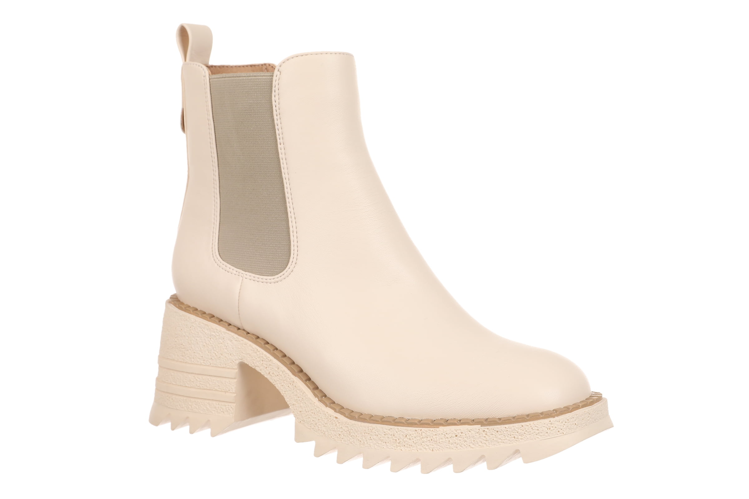 Sam and Libby Women's Chelsea Boots, Exaggerated Tread, Heeled, Black, Size 7