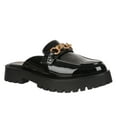thumbnail image 1 of Sam and Libby Women's Reese Lug Sole Mule Loafers, Round Toe Black, Size 6, 1 of 9
