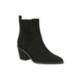 thumbnail image 1 of Sam and Libby Women's Western Features, Low Stacked Heel Boots, Black, Size 8, 1 of 6
