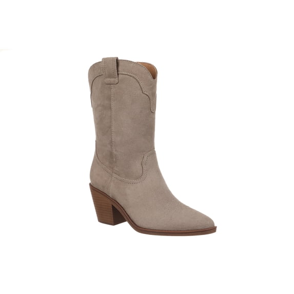 Sam and Libby Women's Western Tall Shaft, Stack Heel Cowboy Boots,Fairy Dust, 7.5