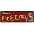 thumbnail image 1 of Sam's Bar and Tavern Red Chic Sign Man Cave Decor Gift 8x24 108240002027, 1 of 1